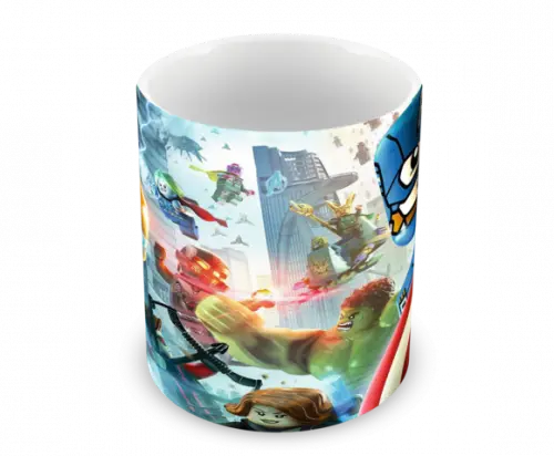 Caneca Polímero Lego Vingadores Personalizada