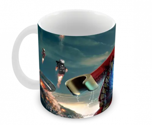 Caneca Polímero Lego Vingadores Personalizada