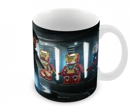 Caneca Polímero Lego Vingadores Personalizada
