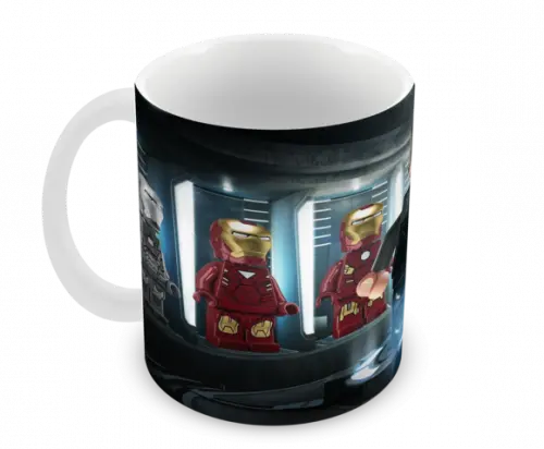 Caneca Polímero Lego Vingadores Personalizada