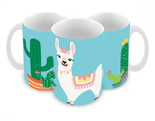 Caneca Polímero Lhama Personalizada