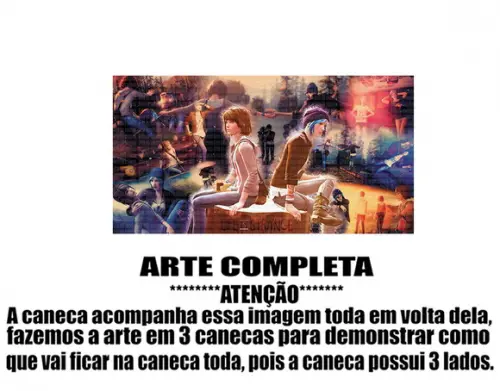 Caneca Polímero Life Is Strange Personalizada