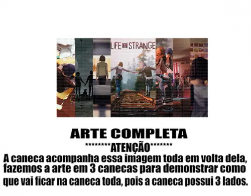 Caneca Polímero Life Is Strange Personalizada