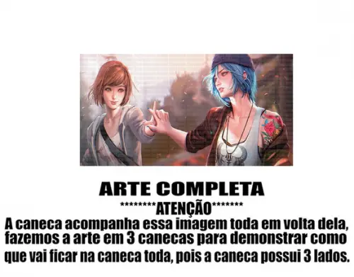Caneca Polímero Life Is Strange Personalizada