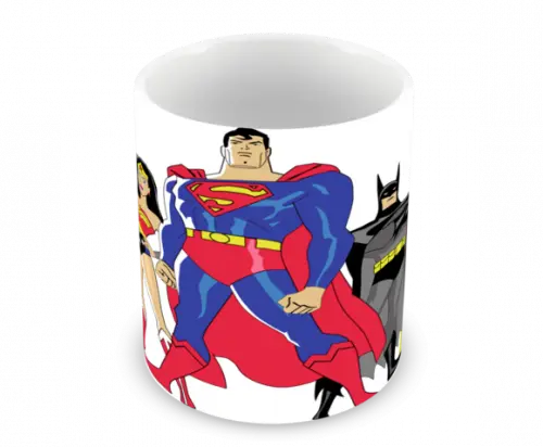 Caneca Polímero Liga da Justiça Personalizada