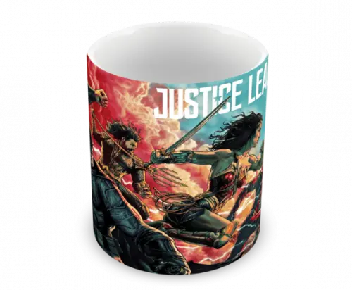 Caneca Polímero Liga da Justiça Personalizada