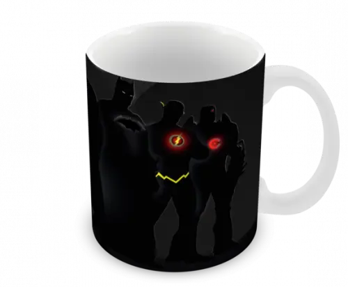 Caneca Polímero Liga da Justiça Personalizada