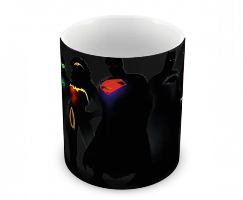 Caneca Polímero Liga da Justiça Personalizada