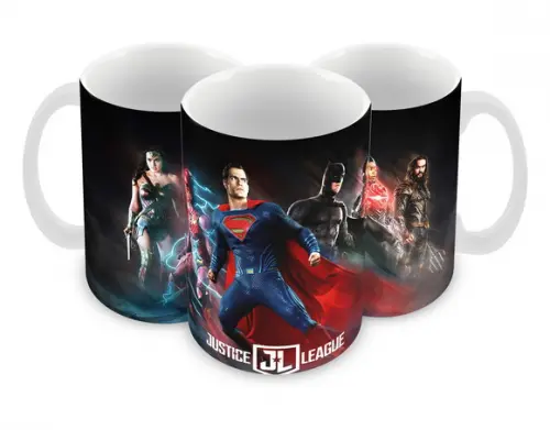 Caneca Polímero Liga da Justiça Personalizada