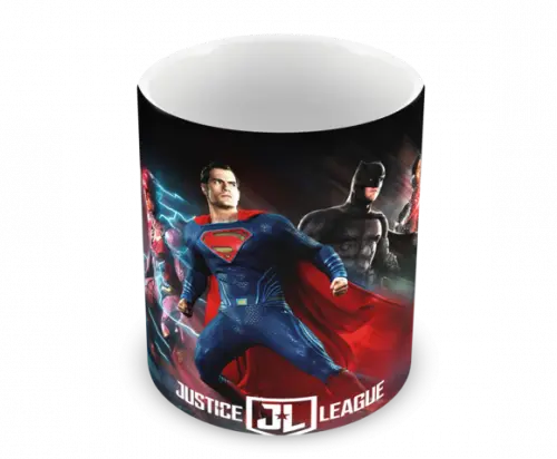 Caneca Polímero Liga da Justiça Personalizada