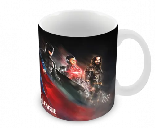 Caneca Polímero Liga da Justiça Personalizada