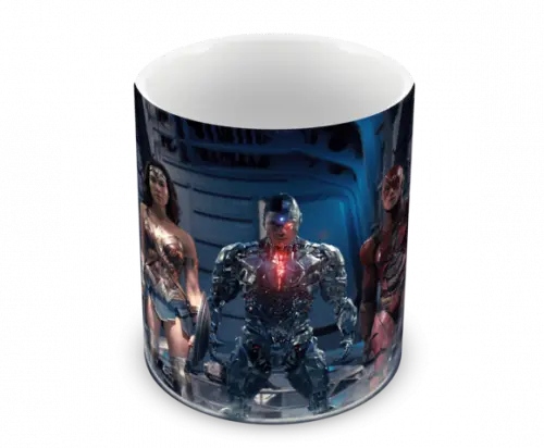 Caneca Polímero Liga da Justiça Personalizada