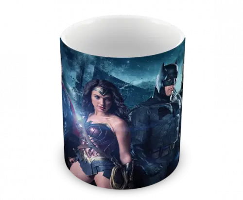 Caneca Polímero Liga da Justiça Personalizada