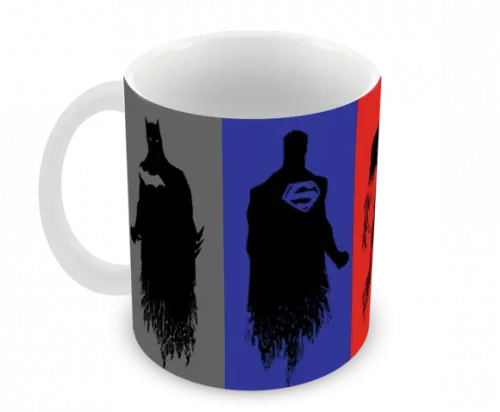 Caneca Polímero Liga da Justiça Personalizada