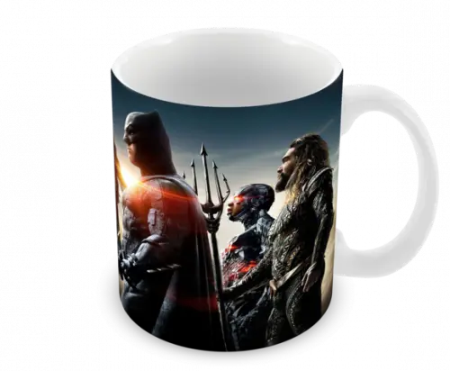 Caneca Polímero Liga da Justiça Personalizada