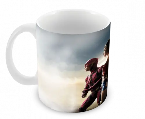 Caneca Polímero Liga da Justiça Personalizada
