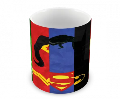 Caneca Polímero Liga da Justiça Personalizada