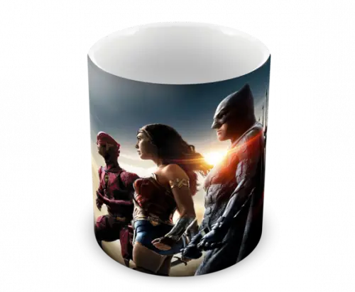 Caneca Polímero Liga da Justiça Personalizada