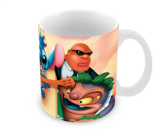 Caneca Polímero Lilo e Stitch Personalizada
