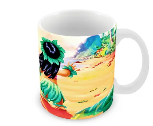 Caneca Polímero Lilo e Stitch Personalizada