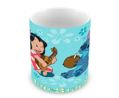 Caneca Polímero Lilo e Stitch Personalizada