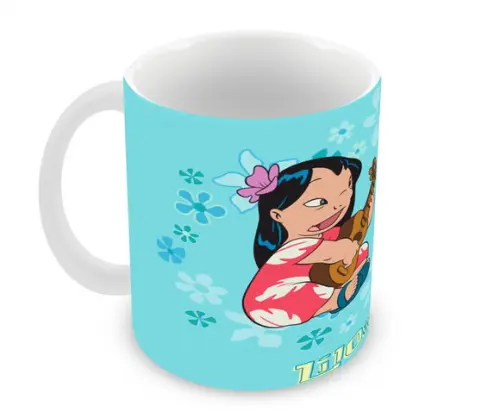 Caneca Polímero Lilo e Stitch Personalizada