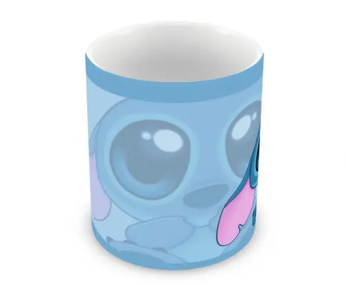 Caneca Polímero Lilo e Stitch Personalizada