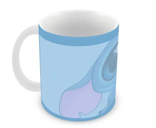 Caneca Polímero Lilo e Stitch Personalizada