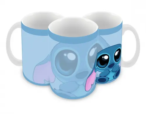 Caneca Polímero Lilo e Stitch Personalizada