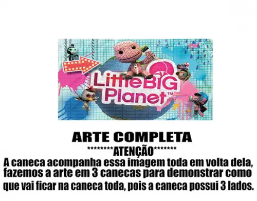 Caneca Polímero Little Big Planet Personalizada