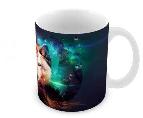 Caneca Polímero Lobos Personalizada