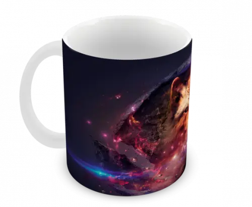 Caneca Polímero Lobos Personalizada