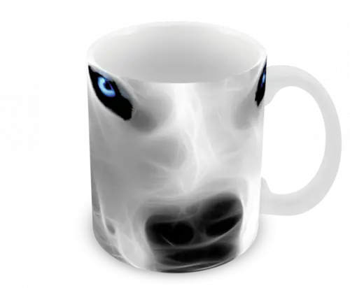 Caneca Polímero Lobos Personalizada