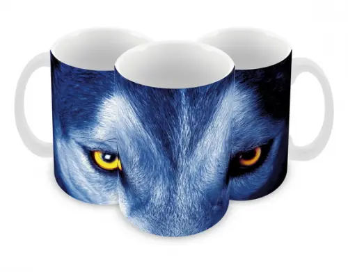 Caneca Polímero Lobos Personalizada