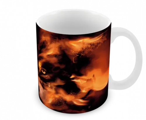 Caneca Polímero Lobos Personalizada