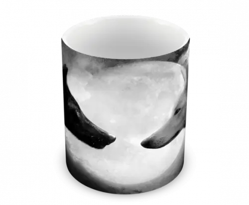 Caneca Polímero Lobos Personalizada