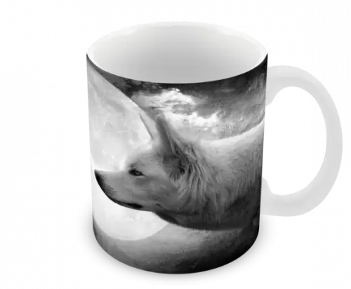 Caneca Polímero Lobos Personalizada