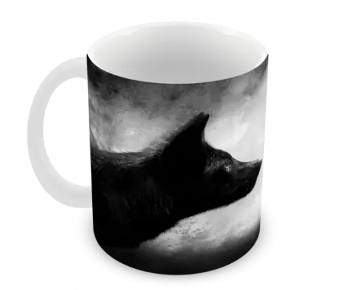 Caneca Polímero Lobos Personalizada