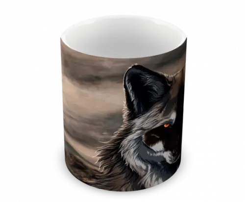 Caneca Polímero Lobos Personalizada