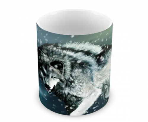 Caneca Polímero Lobos Personalizada