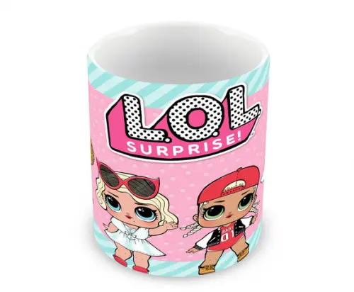 Caneca Polímero Lol Surprise Personalizada