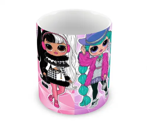Caneca Polímero Lol Surprise Personalizada