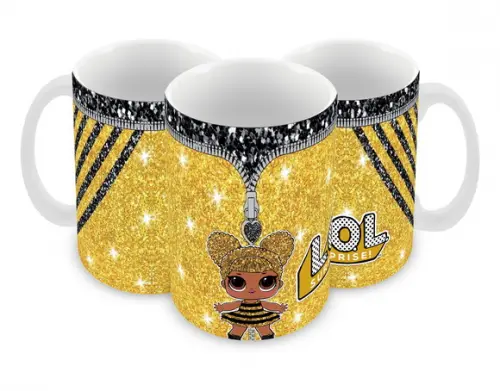 Caneca Polímero Lol Surprise Personalizada