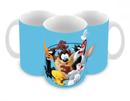 Caneca Polímero Looney Tunes Personalizada