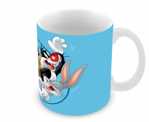 Caneca Polímero Looney Tunes Personalizada