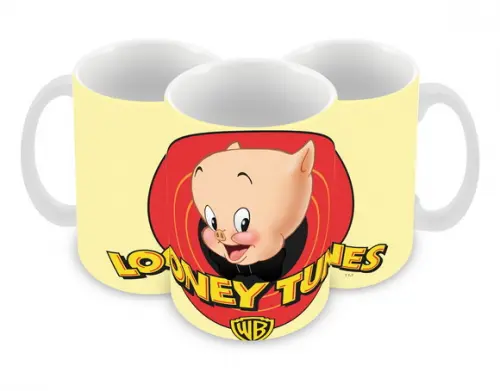 Caneca Polímero Looney Tunes Personalizada