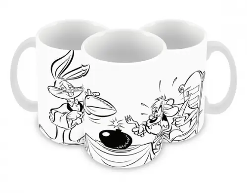 Caneca Polímero Looney Tunes Personalizada