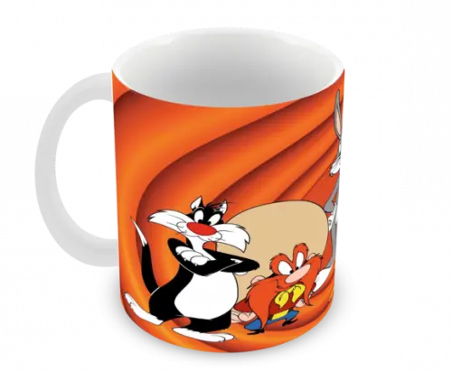 Caneca Polímero Looney Tunes Personalizada