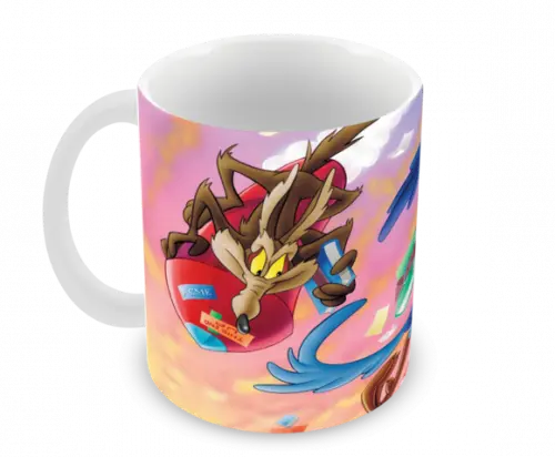Caneca Polímero Looney Tunes Personalizada