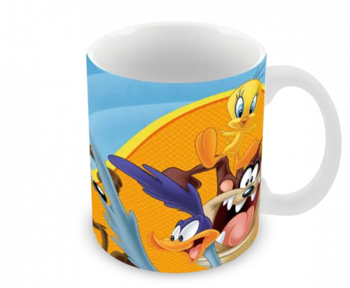 Caneca Polímero Looney Tunes Personalizada